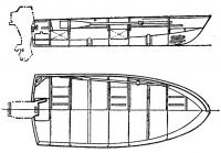 Эскиз лодки «Мотылек»