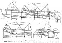 Продольные разрезы лодки