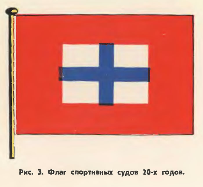 Рис. 3. Флаг спортивных судов 20-х годов