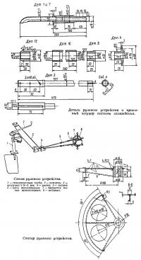 Схема и детали рулевого устройства