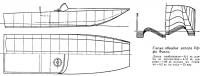 Схема обводов катера Уффа Фокса