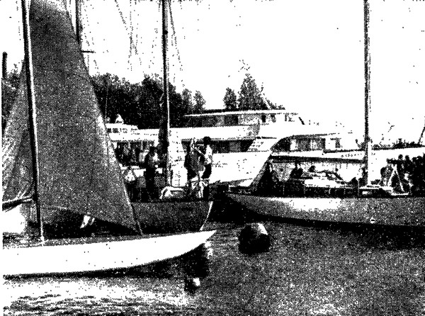 «Сириус» и «Арго» в гавани яхт-клуба ЛВМБ