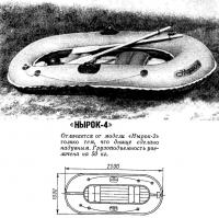 Надувная лодка «Нырок-4»