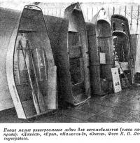 Новые малые универсальные лодки для автомобилистов
