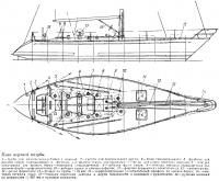 План верхней палубы «Вэнгард»