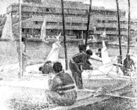 В гавани во время Балтийской регаты