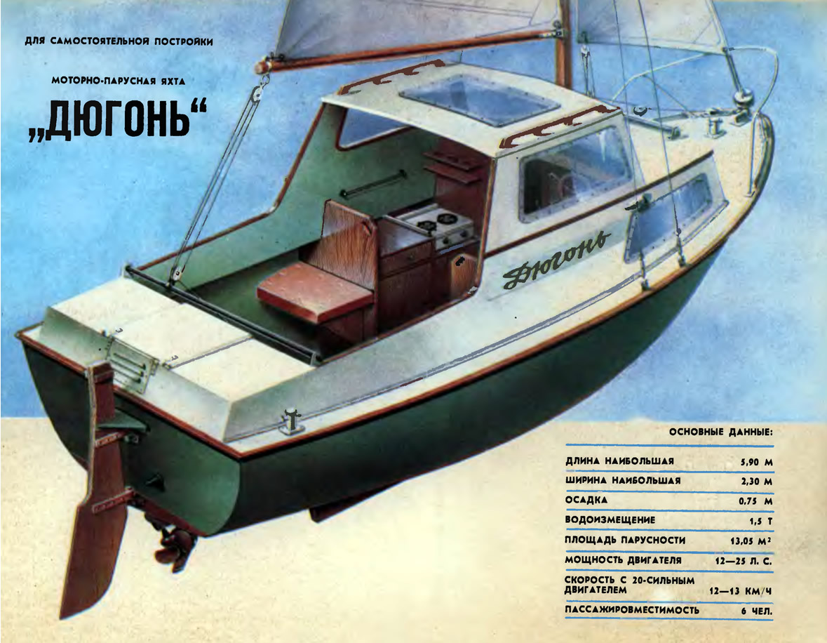 Обитаемость круизного катера К-900