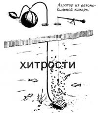 Аэратор из автомобильной камеры