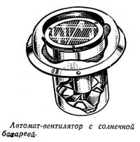 Автомат-вентилятор с солнечной батареей