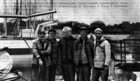 Экипаж «Дира» после финиша в Ленинграде
