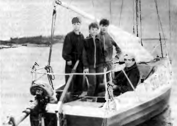 Экипаж «Ассоли» на своей яхте