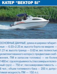 Катер "Вектор Si"