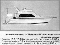 Малая моторная яхта 