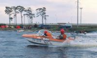 Моторная лодка "Обь-3" на дистанции гонок (фото из архива редакции)