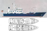 Океанская моторная яхта «Саманта Ли» идет в Антарктиду
