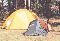 Палатки большие и малые...