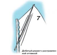 Рис. 7. Добитый шпринт с растравленной оттяжкой