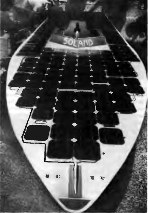 «Солнечная лодка» «Соланд-2» на подводных крыльях