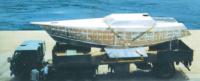 Транспортировка готового корпуса яхты "Евро-38"