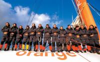 Тринадцать серьезных мужчин - экипаж катамарана "Orange"