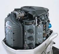 Вид на головки цилиндров "Honda 225" (3.5 л)