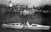 Жерар д'Абовиль за веслами «Сектора»