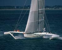 Крылатый тримаран "Hydroptere"