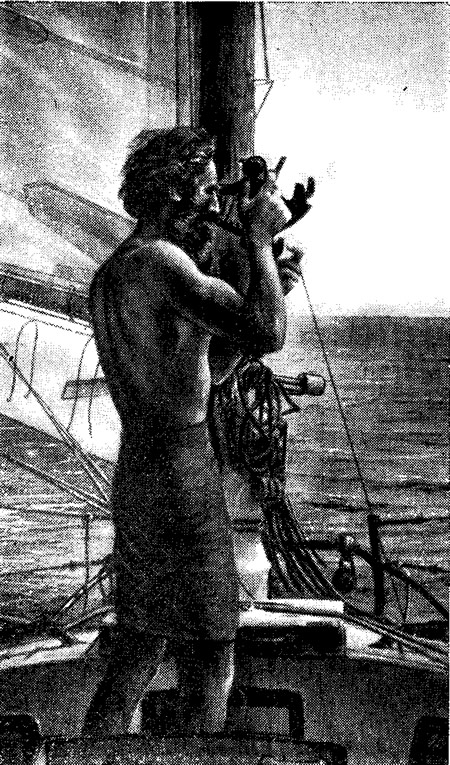 Будни в океане - картинка из статьи «Бернар Муатисье пошел на второй ...