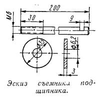 Эскиз съемника подшипника