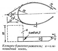 Козырек-брызгоотражатель