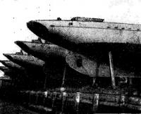 Крейсера постройки верфи «Спортсудостроитель» на стенке яхт-клуба