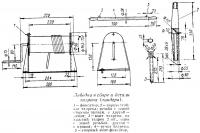 Лебедка в сборе и детали талрепа (тандера)