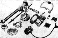 Мотор «Гном» в разобранном виде
