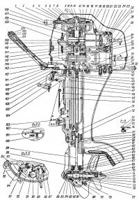 Номера деталей мотора «Вихрь»