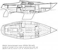 Общее расположение яхты «Албин Баллад»