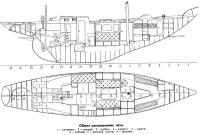 Общее расположение яхты