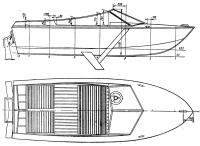 Общий чертеж мотолодки