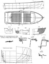 Общий вид и конструктивные узлы лодки