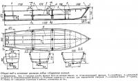 Общий вид и основные размеры лодки «Амурские волны»