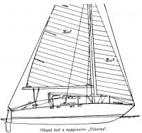 Общий вид и парусность «Одиссея»