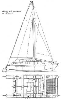 Общий вид катамарана Перун