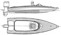 Общий вид мотолодки «Леви-16»