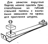 Приспособление из гибкой стальной полосы