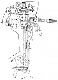 Разрез мотора