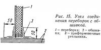 Рис. 15. Узел соединения переборок с обшивкой