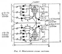 Рис. 4. Монтажная схема системы