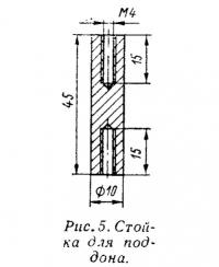 Рис. 5. Стойка для поддона