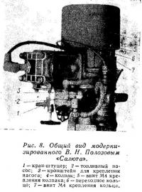 Рис. 8. Общий вид модернизированного В. Н. Полозовым «Салюта»