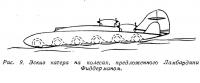 Рис. 9. Эскиз катера на колесах, предложенного Ламбардини