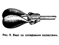 Рис. 9. Винт со складными лопастями